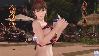 Dead or Alive Xtreme Venus Vacation Hitomi Valentine's Day Pose Cards Fanservice Appreciation - 5 image