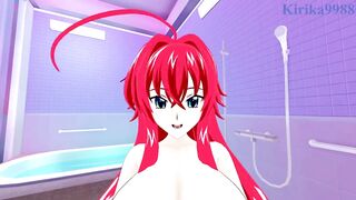 Rias Gremory and I have intense sex at a love hotel. - HighSchool DxD POV Hentai - 4 image