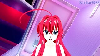 Rias Gremory and I have intense sex at a love hotel. - HighSchool DxD POV Hentai - 8 image