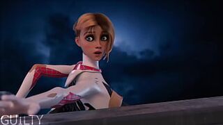 Venom fucked Gwen (3D Hentai) - 1 image