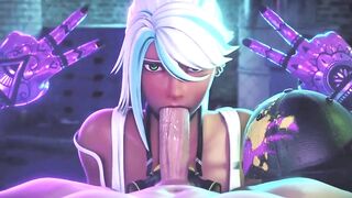 cyberpunk sucking big realistic PENE - 4 image