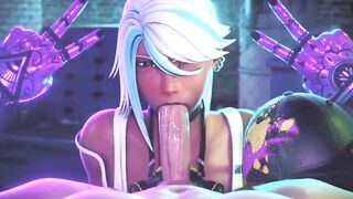 cyberpunk sucking big realistic PENE - 8 image