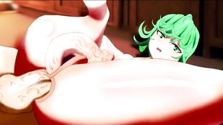 One-Punch Man: Lesbian Tatsumaki with a dick took a Blizzard of Fubuki for 10 yuan - 6 image