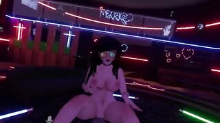 RIDEING MY BAD DRAGON lRL IN VR CHAT - 9 image