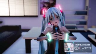 mmd r18 Miku Miku dance sex after public concert 3d hentai