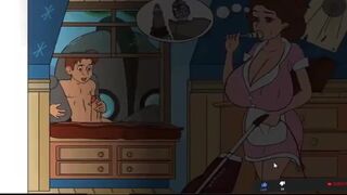 The Iron Giant looking in the Ass at the Woman in the Kitchen very Sexy - 1 image