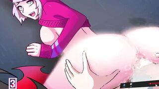 Penetrating transsexual in the ass filling her with futanari milk - 7 image