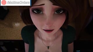 Busty MILF Cass Hamada x Baymax | MakimaOrders - 6 image