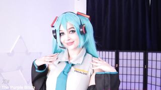 Miku Hatsune big gapes anime - 4 image