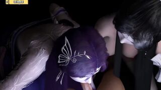 Hentai 3D- 108 Goddess (ep 24) - Threesome with two horny girl - 4 image