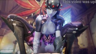 3D Compilation Overwatch Mercy Missionary Widowmaker Dick Ride Tracer Sombra Uncensored Hentai - 5 image