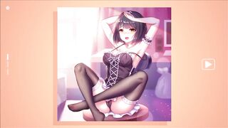 Pretty Hentai Girl slowly undressing for you ^ ^ - 2 image