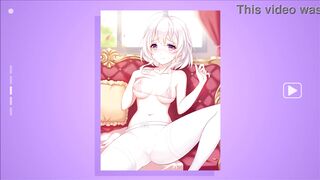 Pretty Hentai Girl slowly undressing for you ^ ^ - 4 image