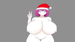 Hentai Merry Christmas Speed Painting #27 (big tits) - 2 image