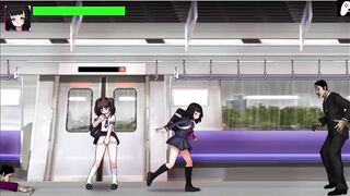 Undercover girl |Stage 2| Spy Girl is caught and fucked in the ass for an overload of cum inside | Hentai Game Gameplay |P2 - 5 image