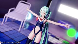 Connection Dance - Hatsune Miku and Kagamine Rin | MMD R-18 Vocaloid - 5 image