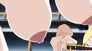 boruto Hanabi Hyuga fucking masturbating naruto's penis drink milk - 4 image