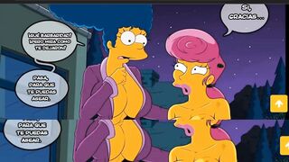 The Simpsons Milf Marge Simpson Has Lesbian Sex Porn Comic, Cartoon Porn Parody - 4 image