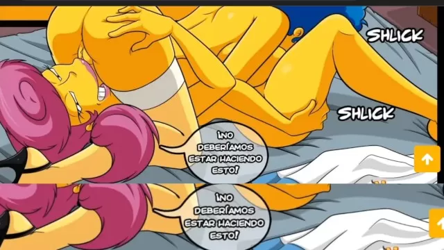 640px x 360px - The Simpsons Milf Marge Simpson Has Lesbian Sex Porn Comic, Cartoon Porn  Parody watch online