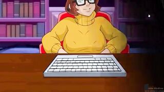 Velma Scooby Doo Fucking her Vagina - 3 image