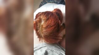 A small blowjob in front of the computer by the schoolgirl - 5 image