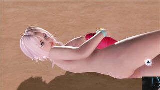 Dead or Alive Xtreme Venus Vacation Luna Valentine's Day Heart Cushion Pose Nude Mod Fanservice Appr - 7 image