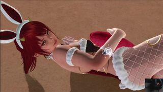 Dead or Alive Xtreme Venus Vacation Kanna Valentine's Day Heart Cushion Pose Fanservice Appreciation - 1 image