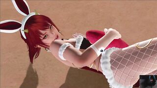 Dead or Alive Xtreme Venus Vacation Kanna Valentine's Day Heart Cushion Pose Fanservice Appreciation