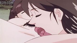 Hot Lesbians Have Fun On Beach (hentai) - 7 image