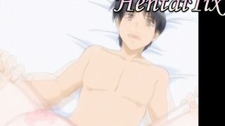 Redhead with huge tits is fucked and gets all the cum on her tits - 2 image