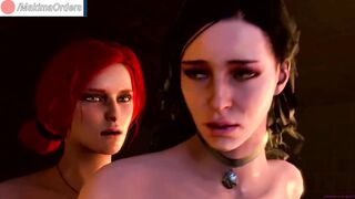 Futa Triss & Yennefer having a fun night | MakimaOrders - 8 image