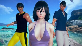 AI Shoujo Japanese beauty Nonomi shags Bruce Lee in realistic 3D animated sex multiple orgasms SUBTITLED UNCENSORED - 1 image