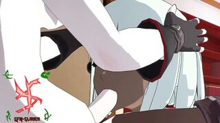 Dragon Ball z Cell Futanari Fucks Tender Woman Blowjob - 4 image