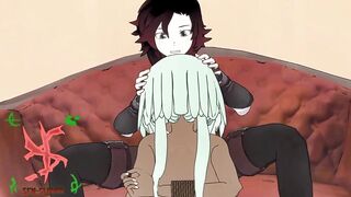 Dragon Ball z Cell Futanari Fucks Tender Woman Blowjob - 7 image