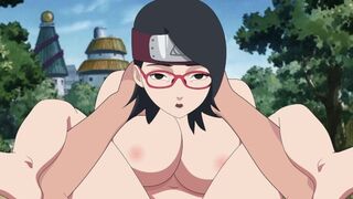 BORUTO X SARADA COWGIRL (HENTAI) - 1 image