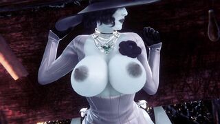 Eating the Pussy Lady Dimitrescu | Resident Evil Village Hentai Prody - 9 image