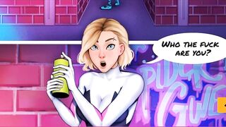 Adult Horny Waifu Spider Gwen Porn Comic, Spiderman Cartoons