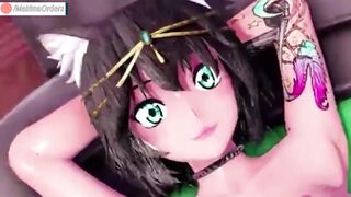 Futanari Anal Huge Cumshots 3D Hentai| MakimaOrders - 5 image