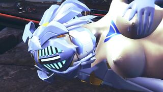 Robot Girl Fingering Her self | 3D Hentai - 2 image