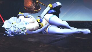 Robot Girl Fingering Her self | 3D Hentai - 3 image