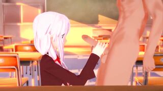 Guilty Crown - Teen Inori Yuzuriha gets creampied - 3D Hentai animation - 5 image