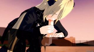 3D hentai 21 Sexy babe - 5 image