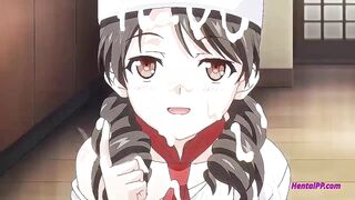 Teen Hentai Brunette Want To Fuck In The Kitchen - 4 image