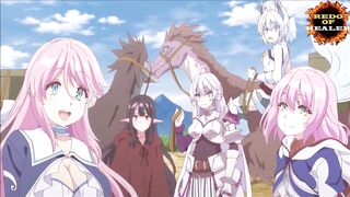 FFFM Redo of Healer HERO FUCKS Busty ORGY animated Hentai 4 girls big tits cartoon fuck boobs 4some - 9 image