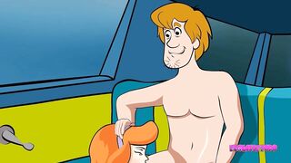 Scooby-Doo - Shaggy and Daphne fuck in the graveyard hentai - 5 image