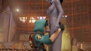 Overwatch Mercy Futanari Orgasm - 1 image