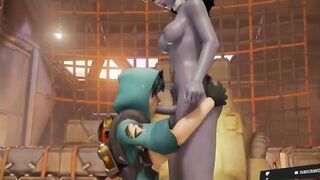 Overwatch Mercy Futanari Orgasm - 3 image