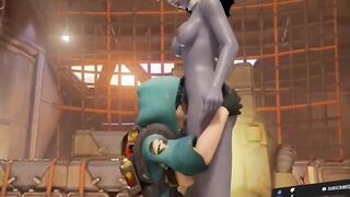 Overwatch Mercy Futanari Orgasm - 6 image