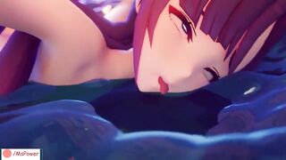 Mona Have Sex With Monster Slime | MsPower