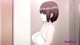 Pick Up Horny Hentai Girl On The Street And Fuck In Public Bathroom - 4 image